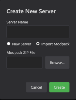 MC Server Manager screenshot