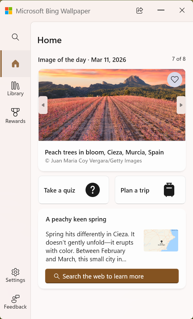 Bing Wallpaper screenshot