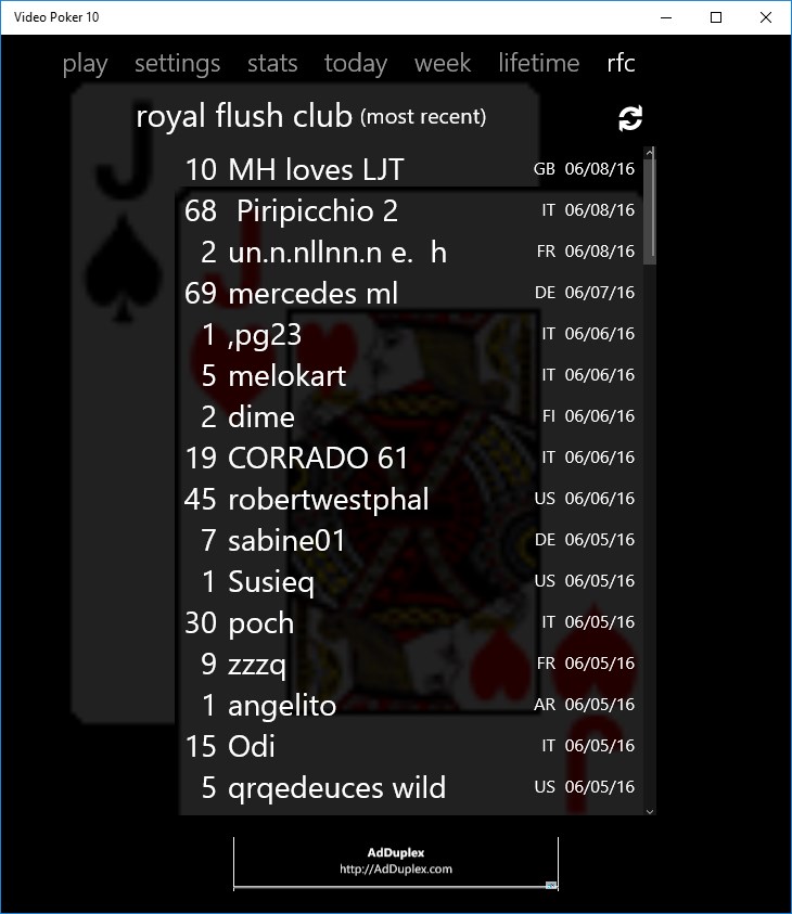 Video Poker 10 screenshot