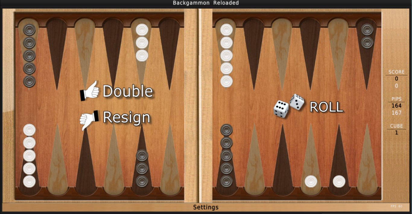 Backgammon Reloaded screenshot