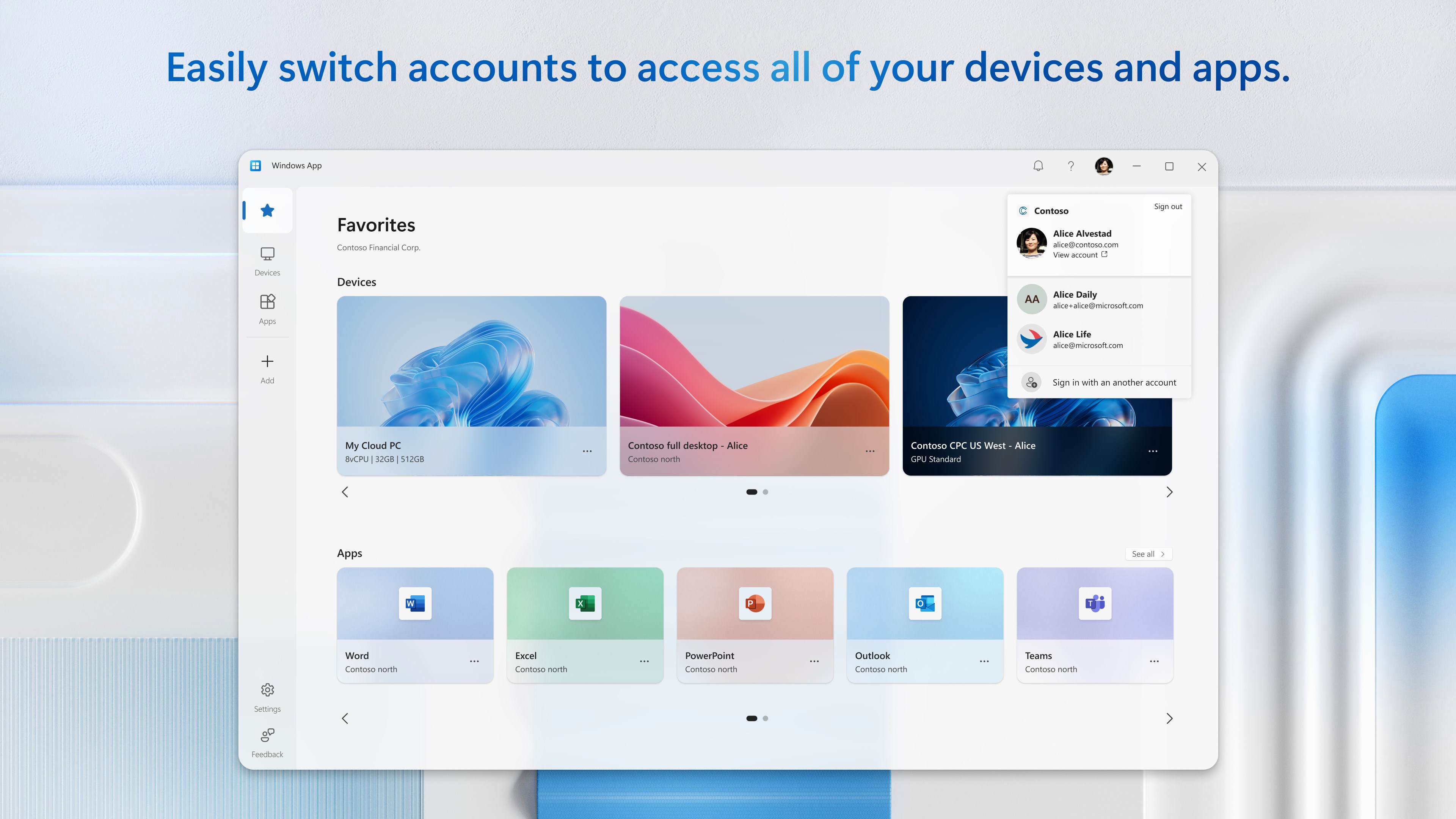 Windows App screenshot