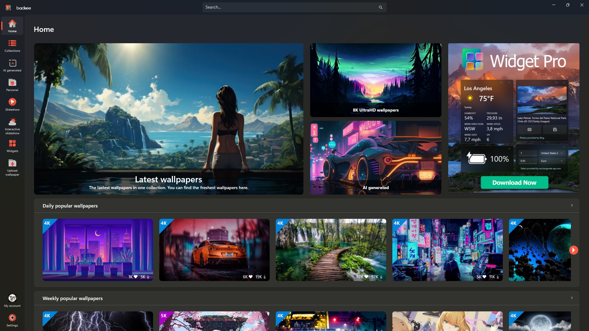 backiee - Wallpaper Studio 10 screenshot