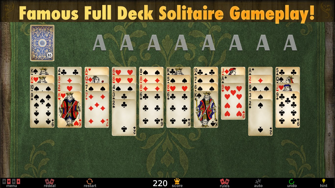 Full Deck Solitaire screenshot