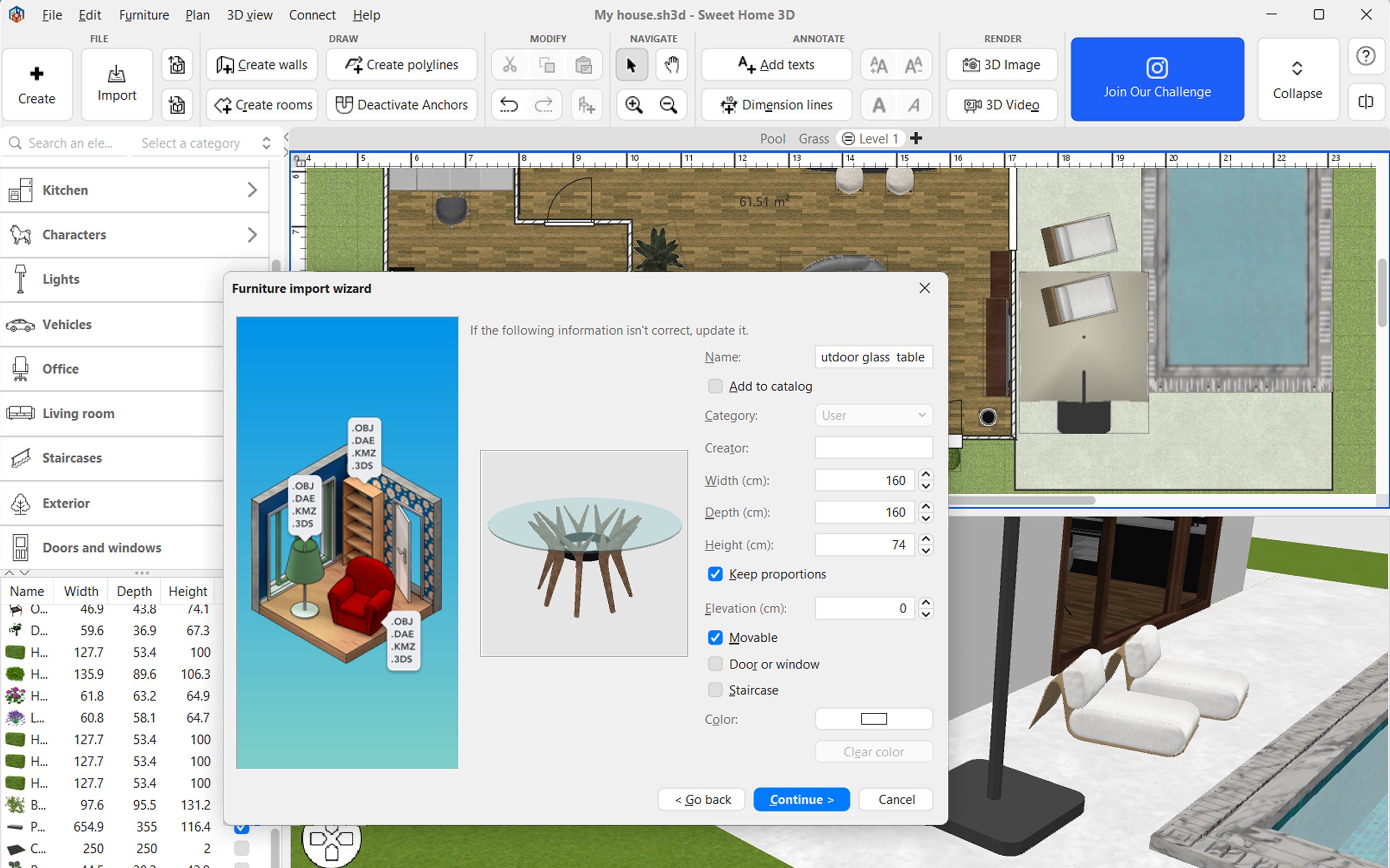 Sweet Home 3D: Interior Design & Home Planner screenshot