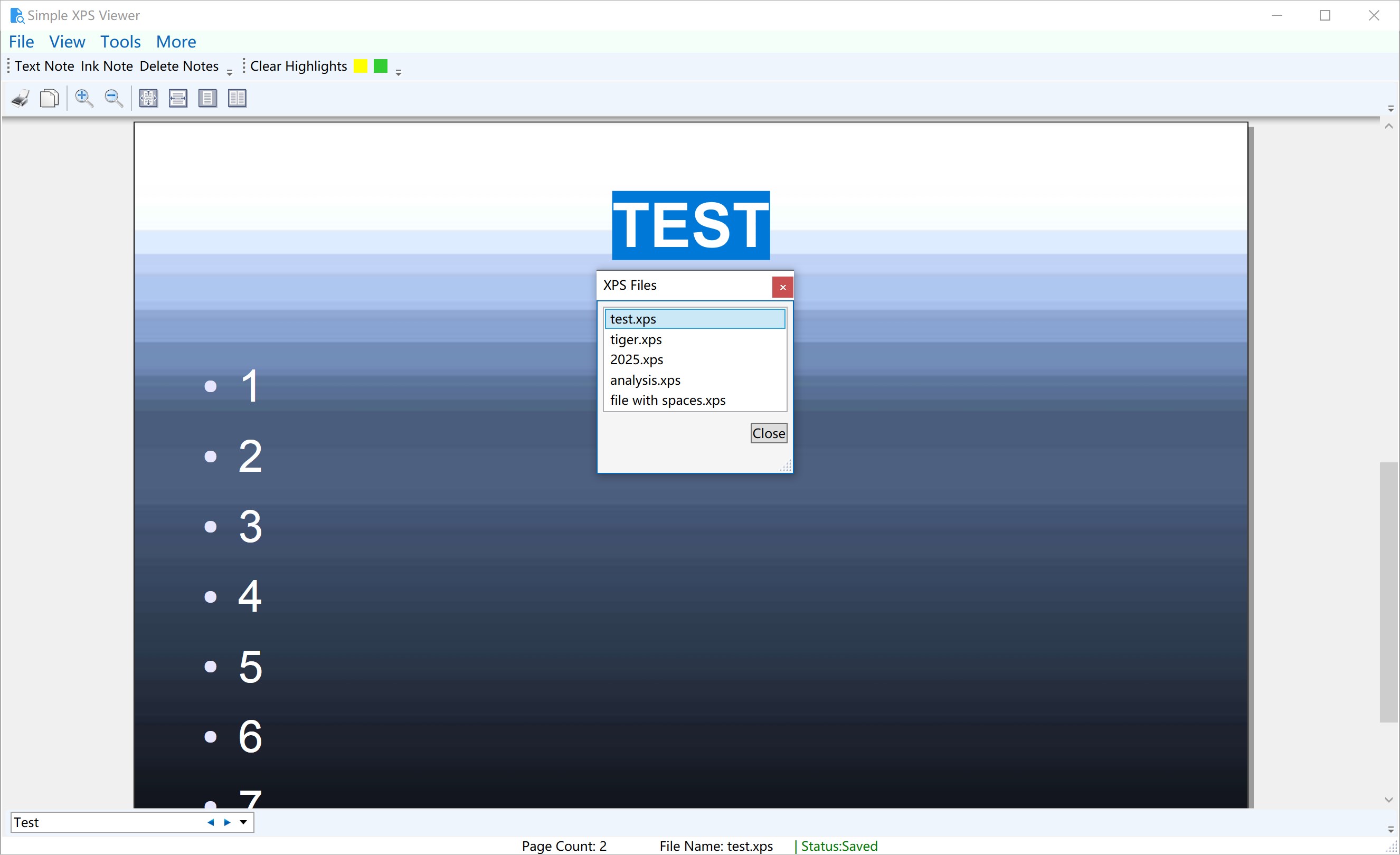 Simple XPS Viewer-XPS Read and Write screenshot