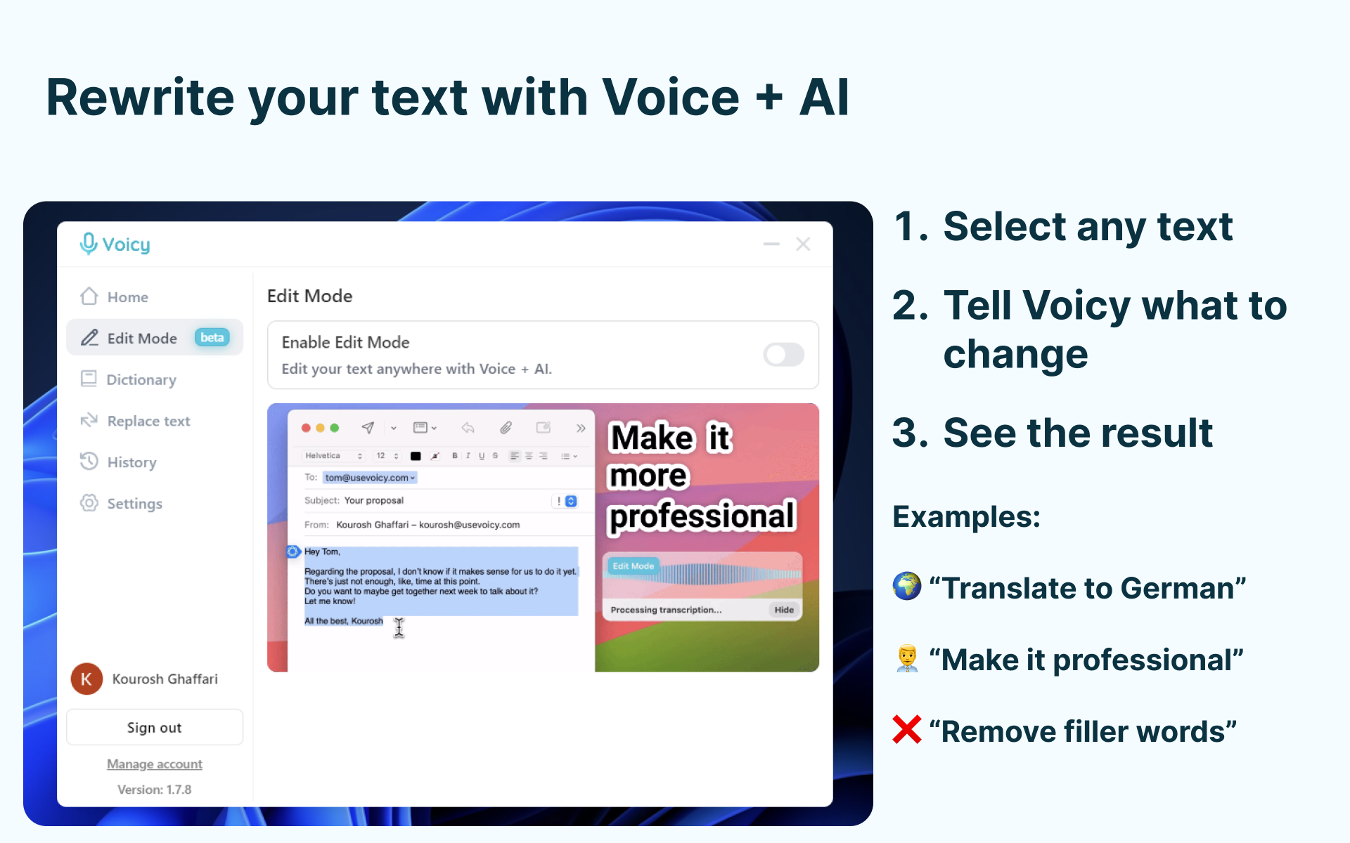 Voicy - Voice to Text screenshot