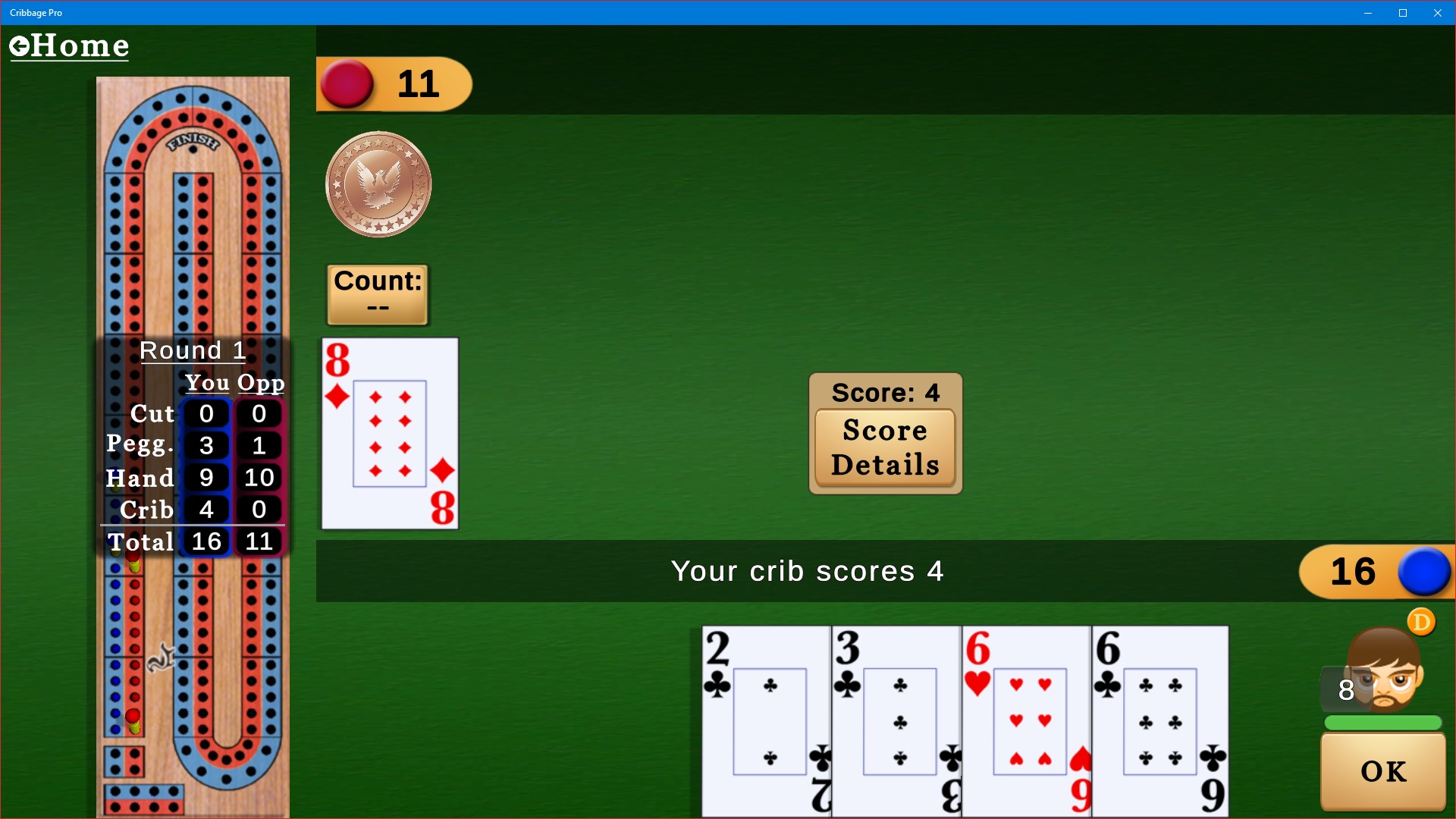 Cribbage Pro screenshot