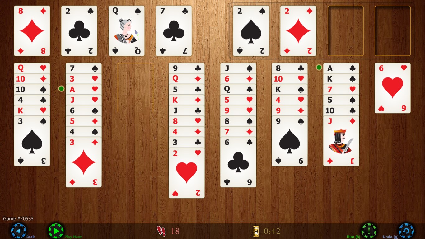 FreeCell HD screenshot