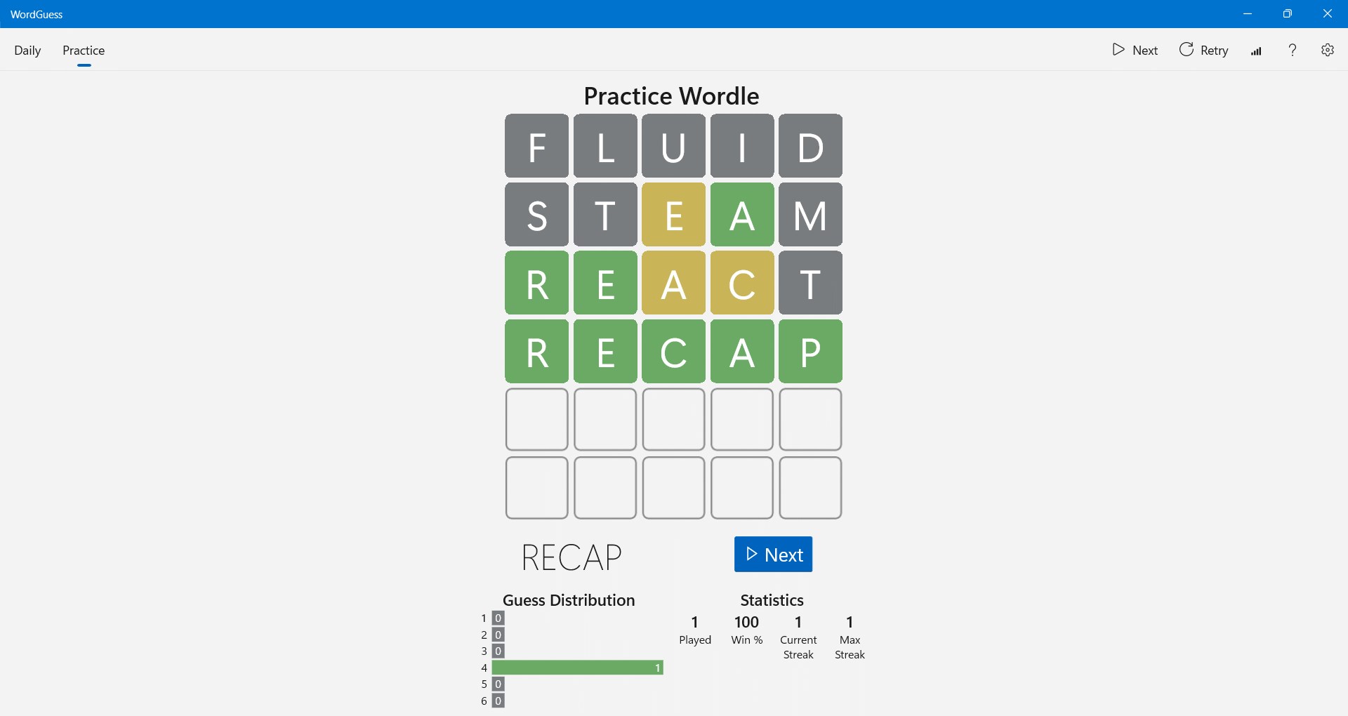 WordGuess screenshot