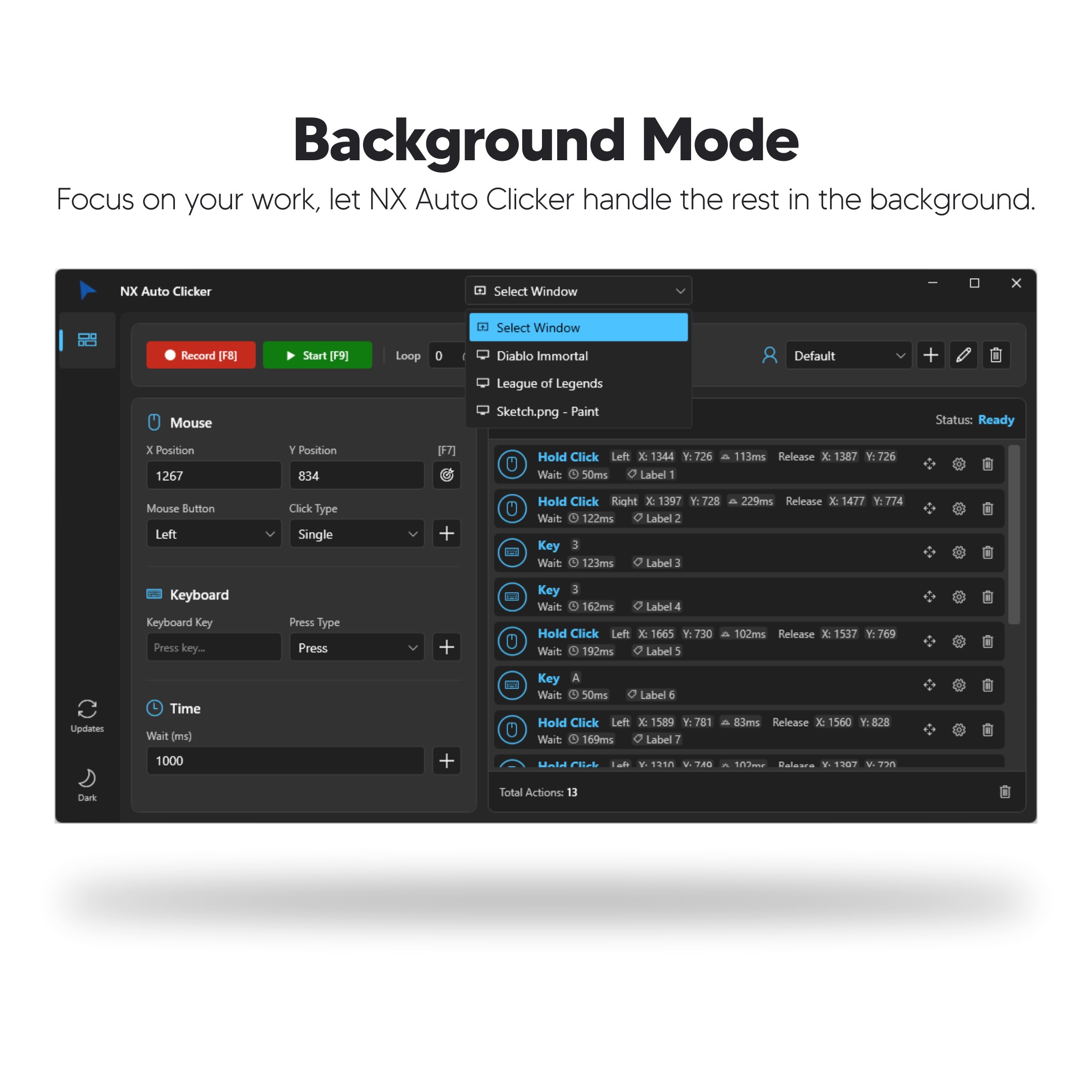 NX Auto Clicker screenshot