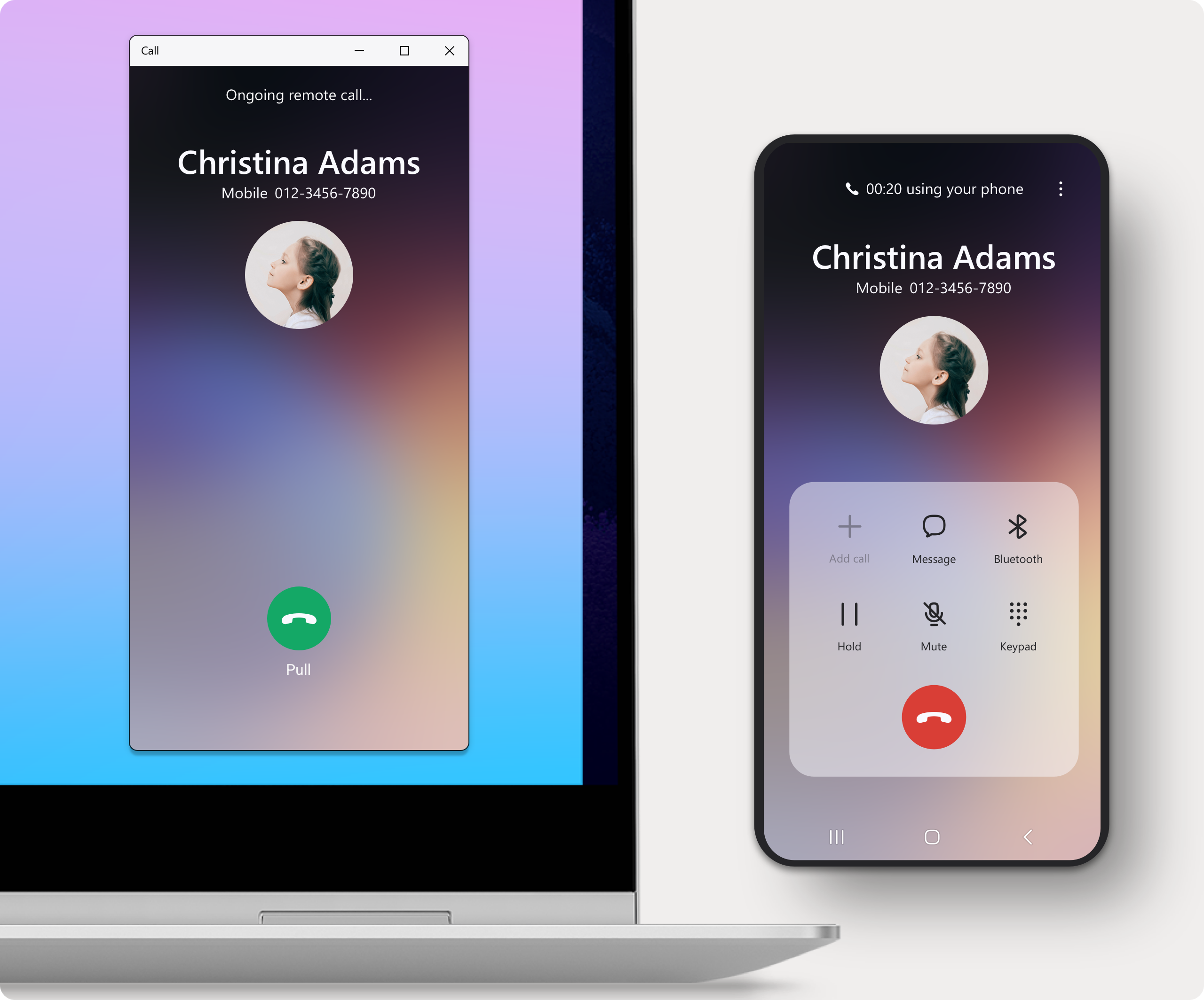 SamsungPhone screenshot