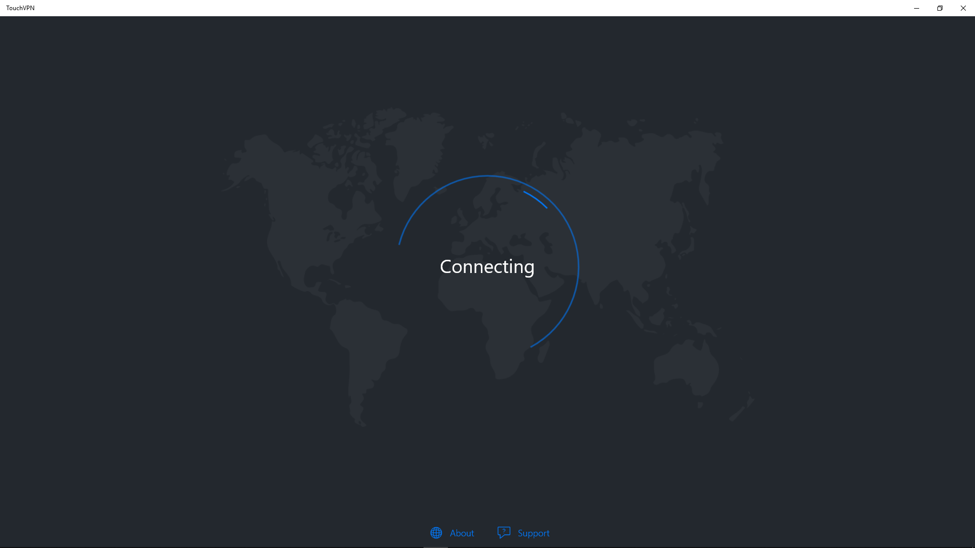 TouchVPN screenshot