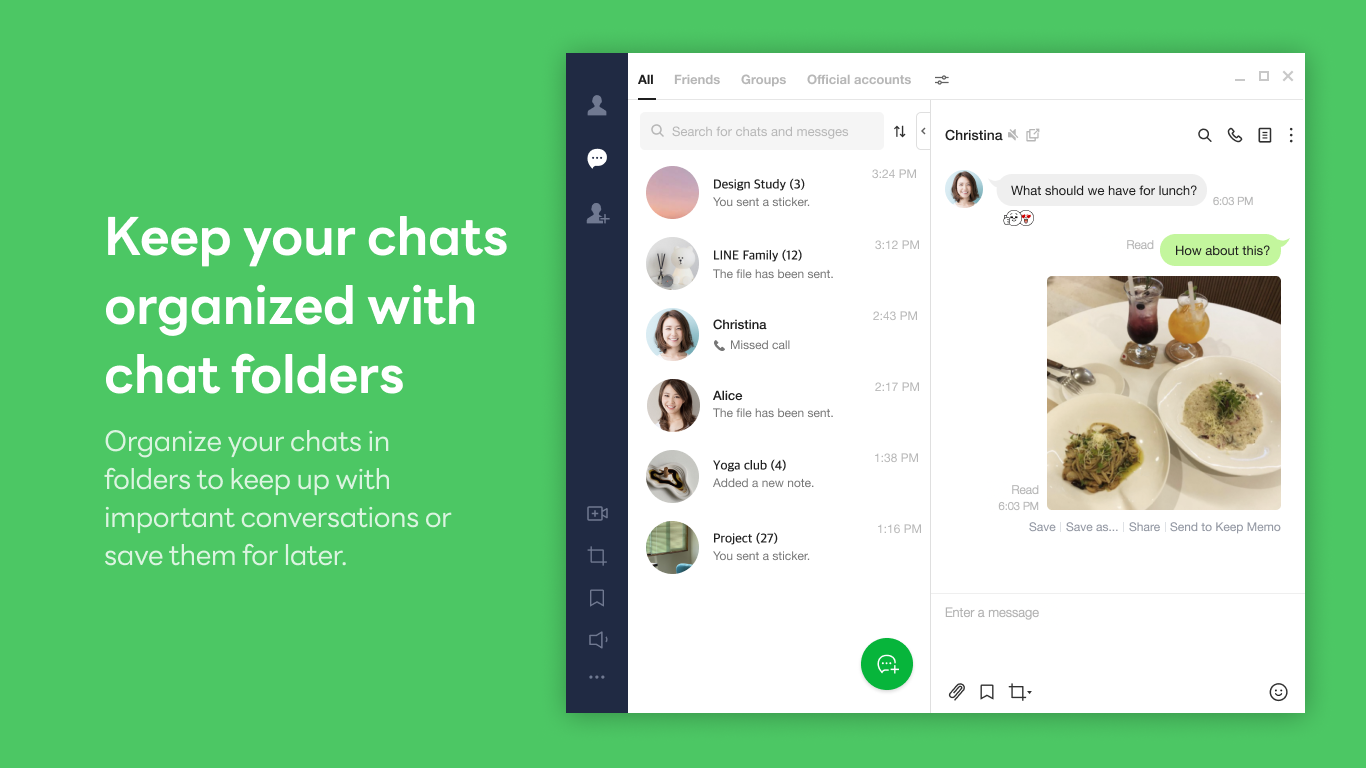 LINE Desktop screenshot