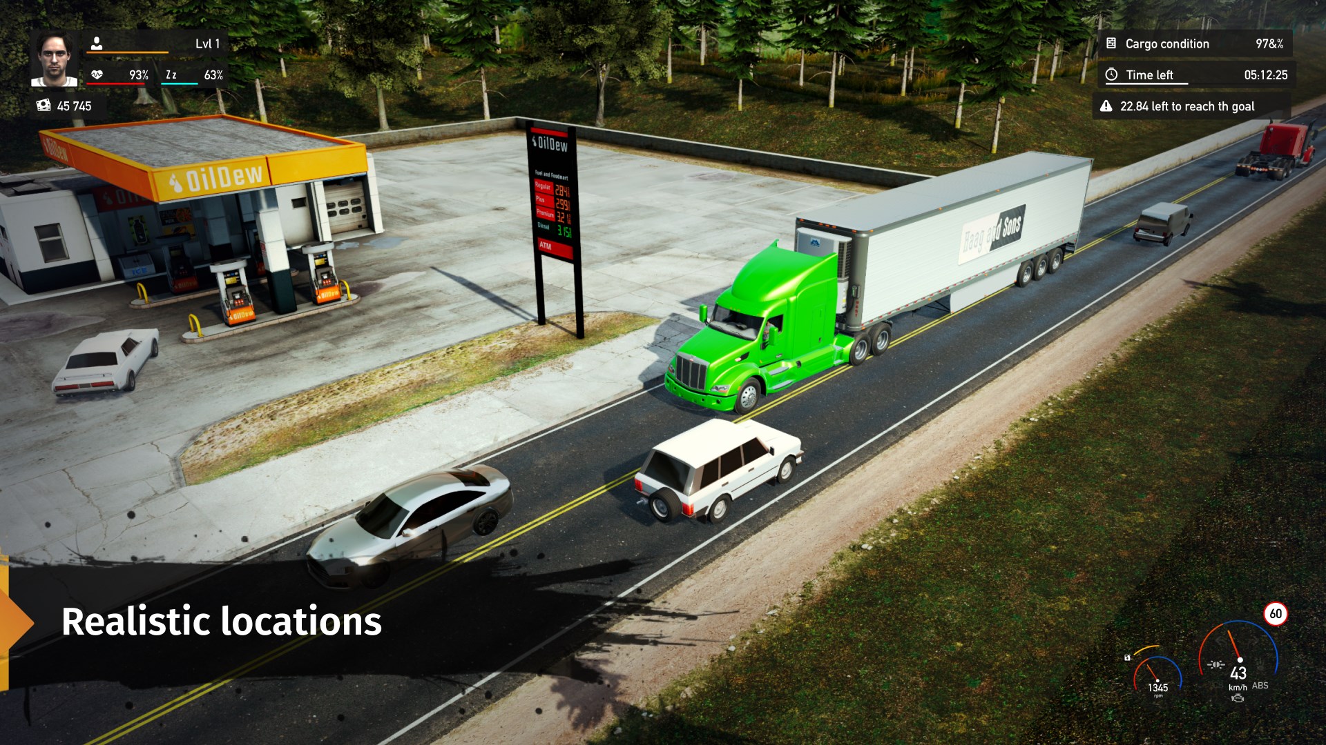 Truck Simulator - Car Parking & Driving screenshot