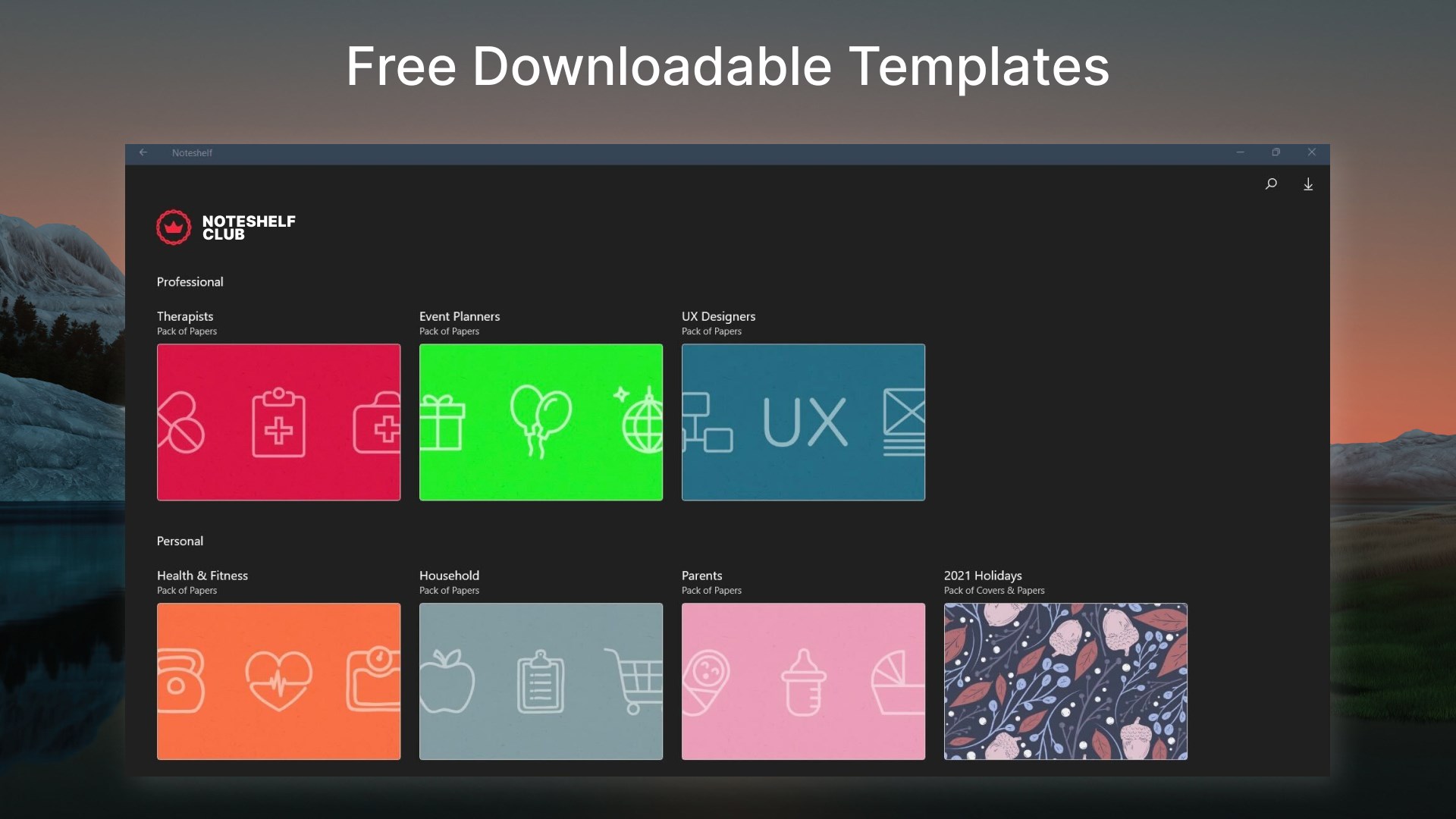 Noteshelf screenshot