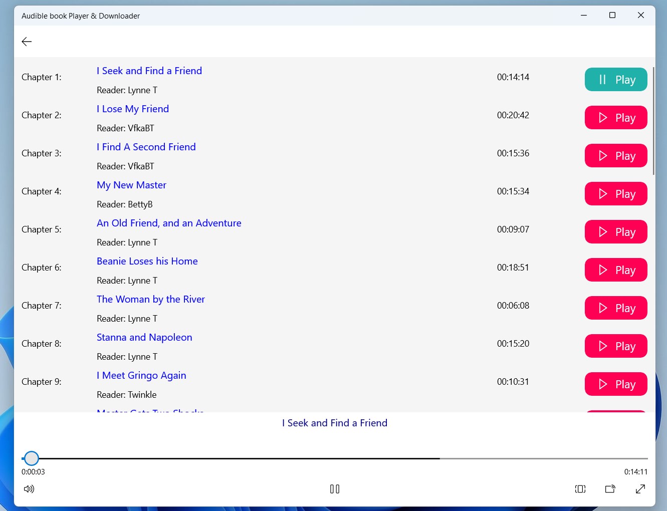 Audible book Player & Downloader screenshot