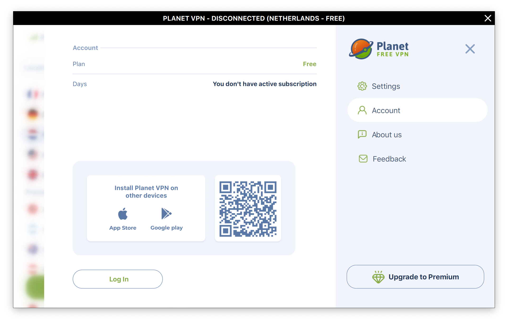 VPN - Planet VPN screenshot