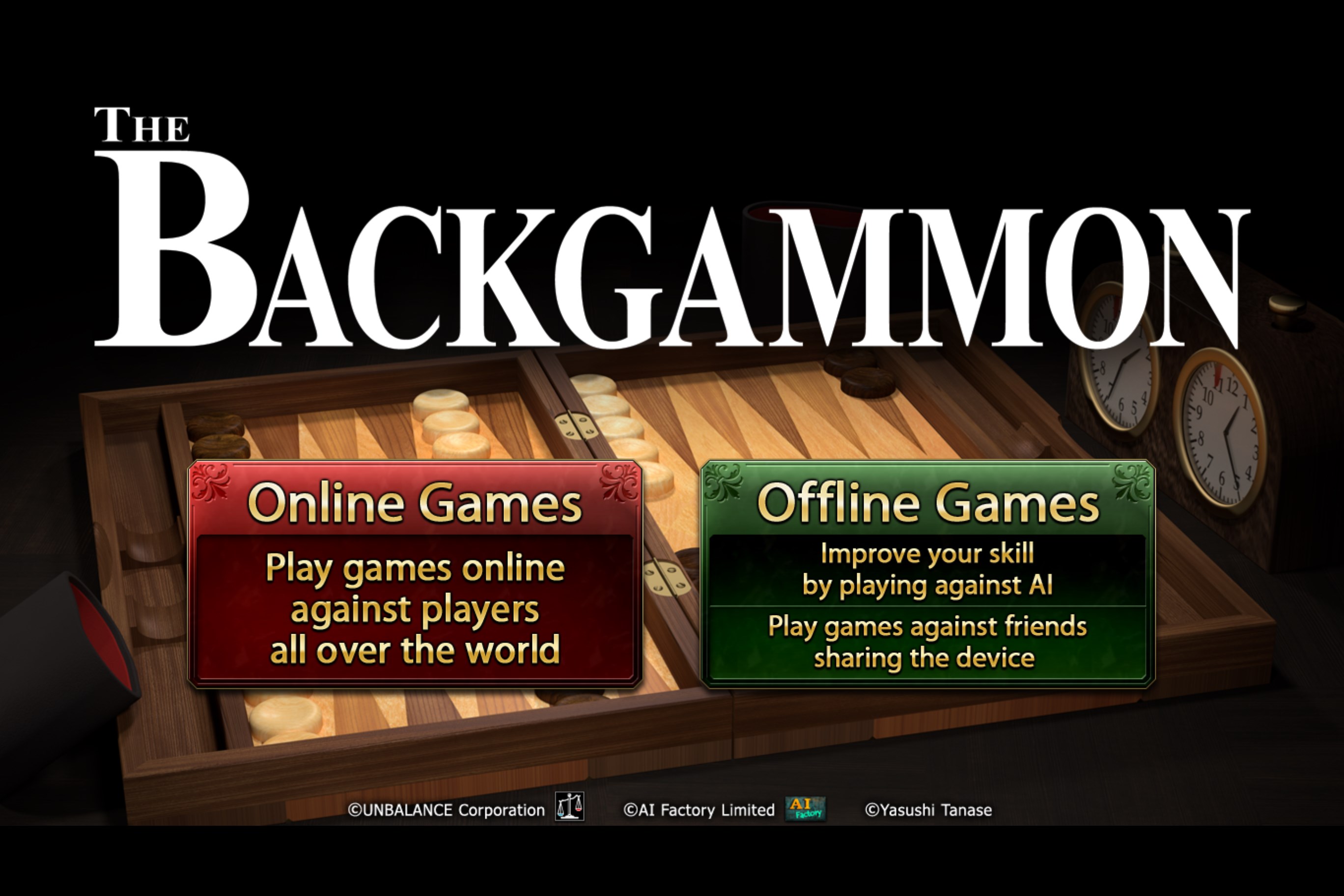 The Backgammon screenshot