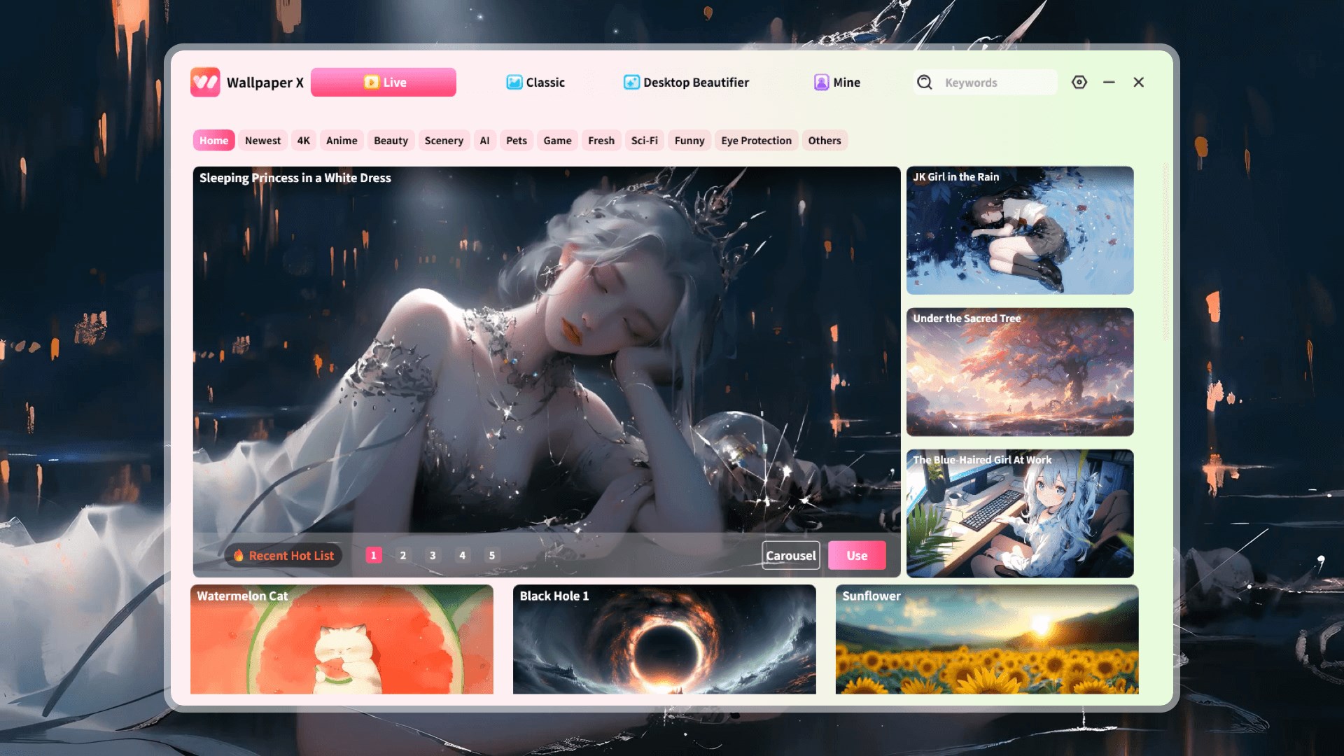 Wallpaper - Live Wallpapers Engine screenshot