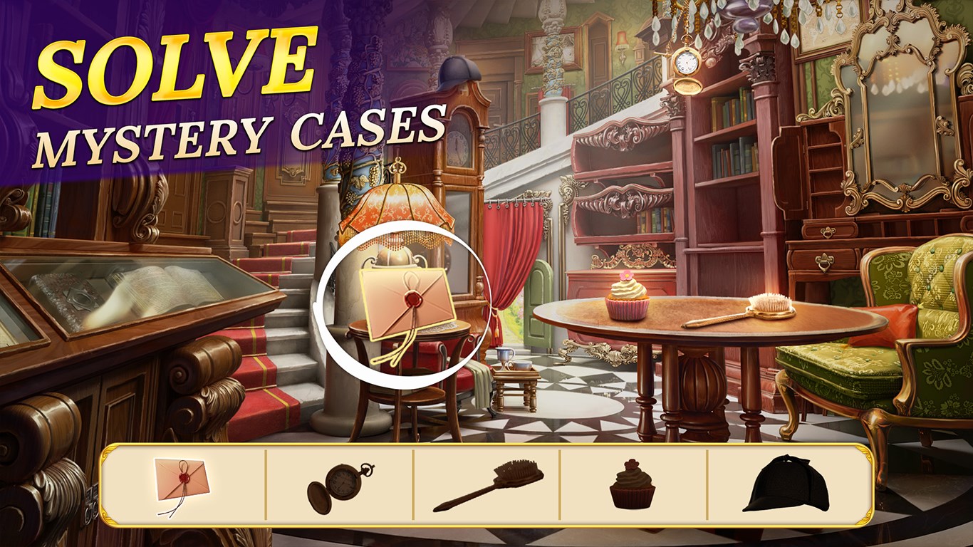 Sherlock: Detective Hidden Object & Match 3 Game screenshot