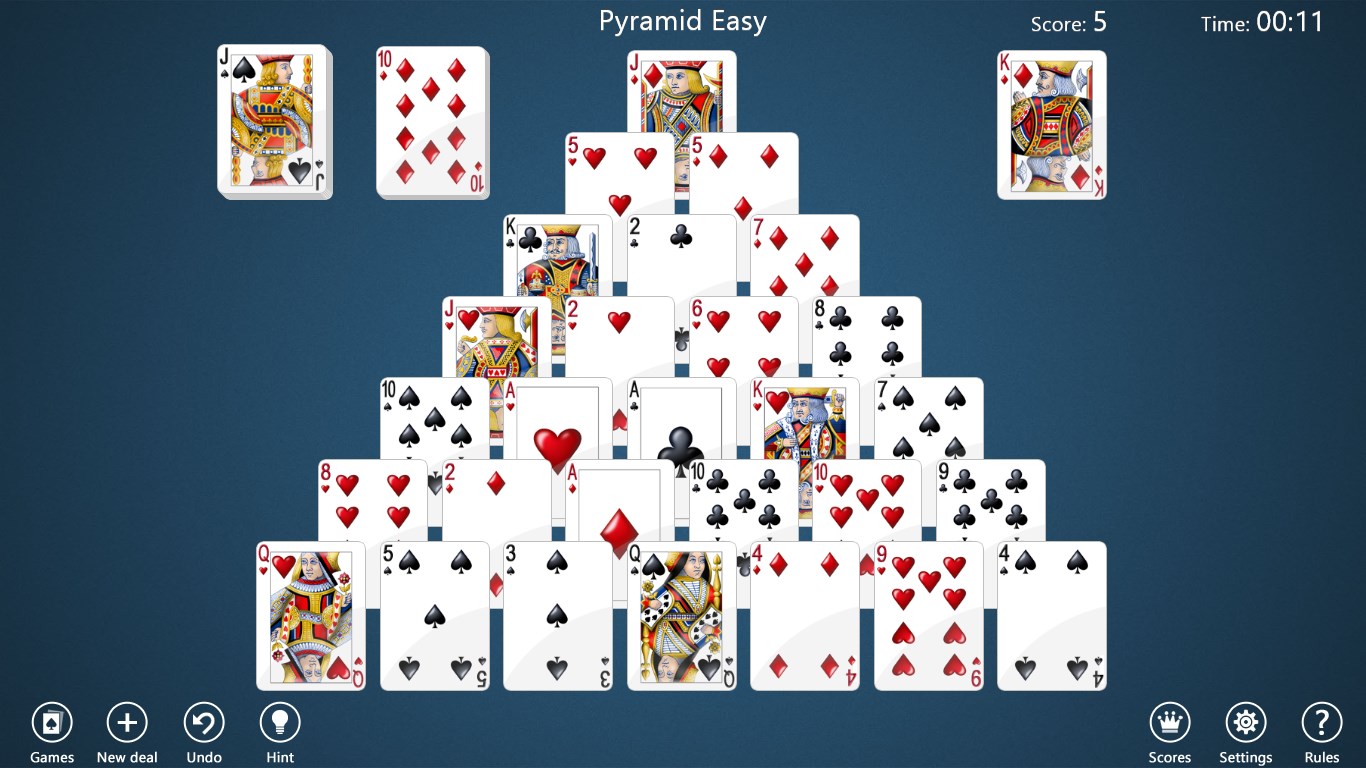 Pyramid Solitaire screenshot