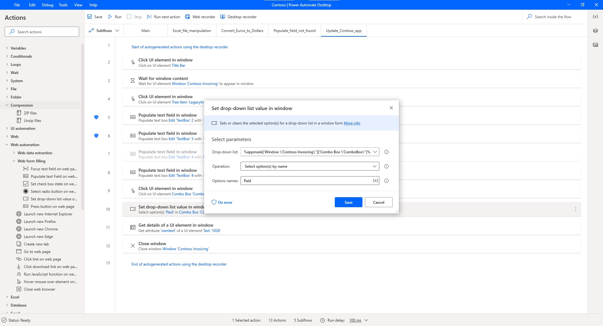 Power Automate screenshot
