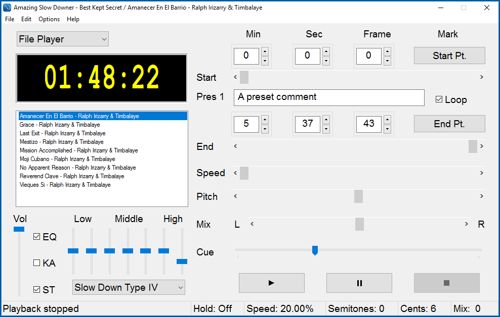 Amazing Slow Downer screenshot