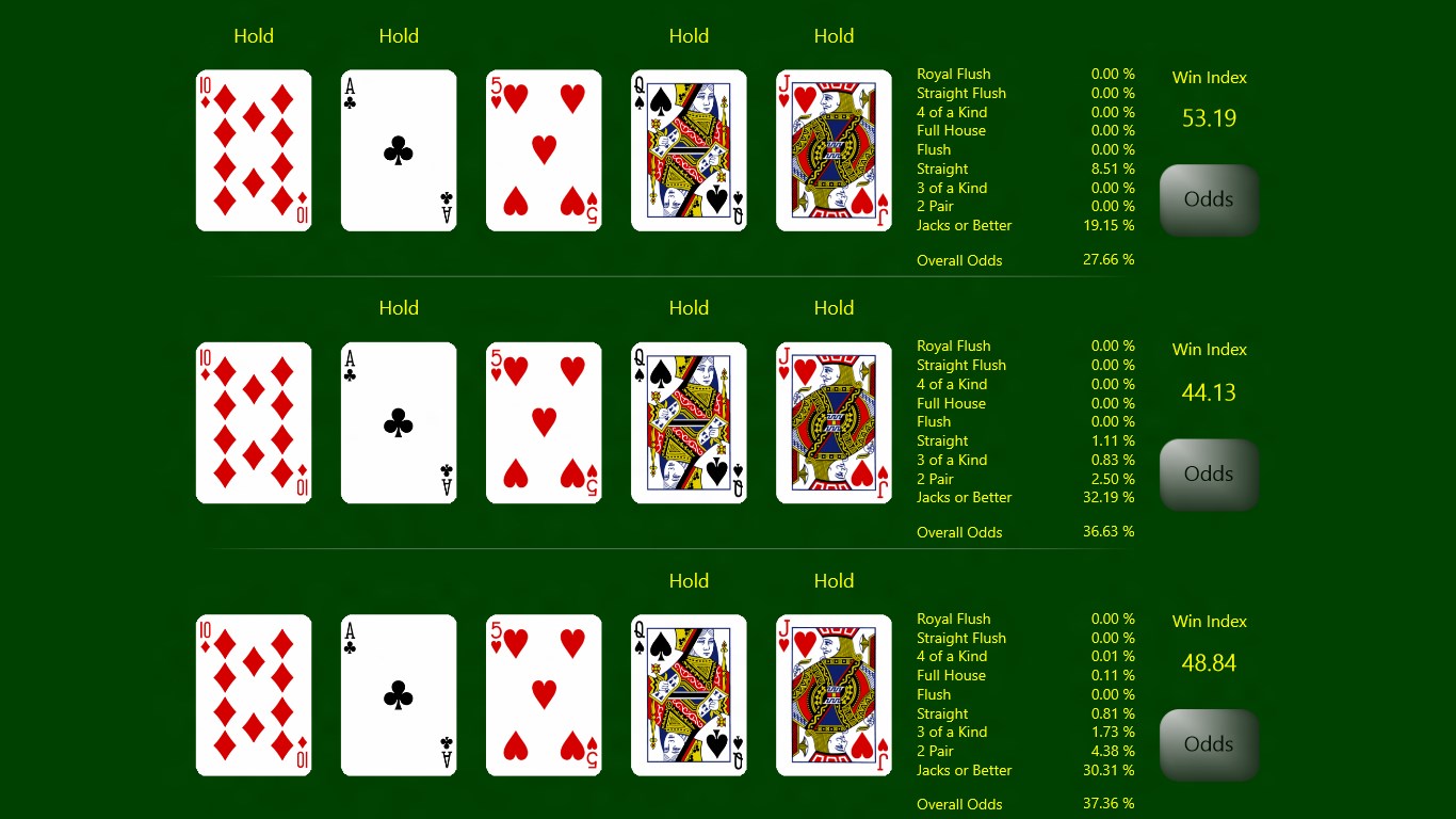 Draw Poker Free screenshot