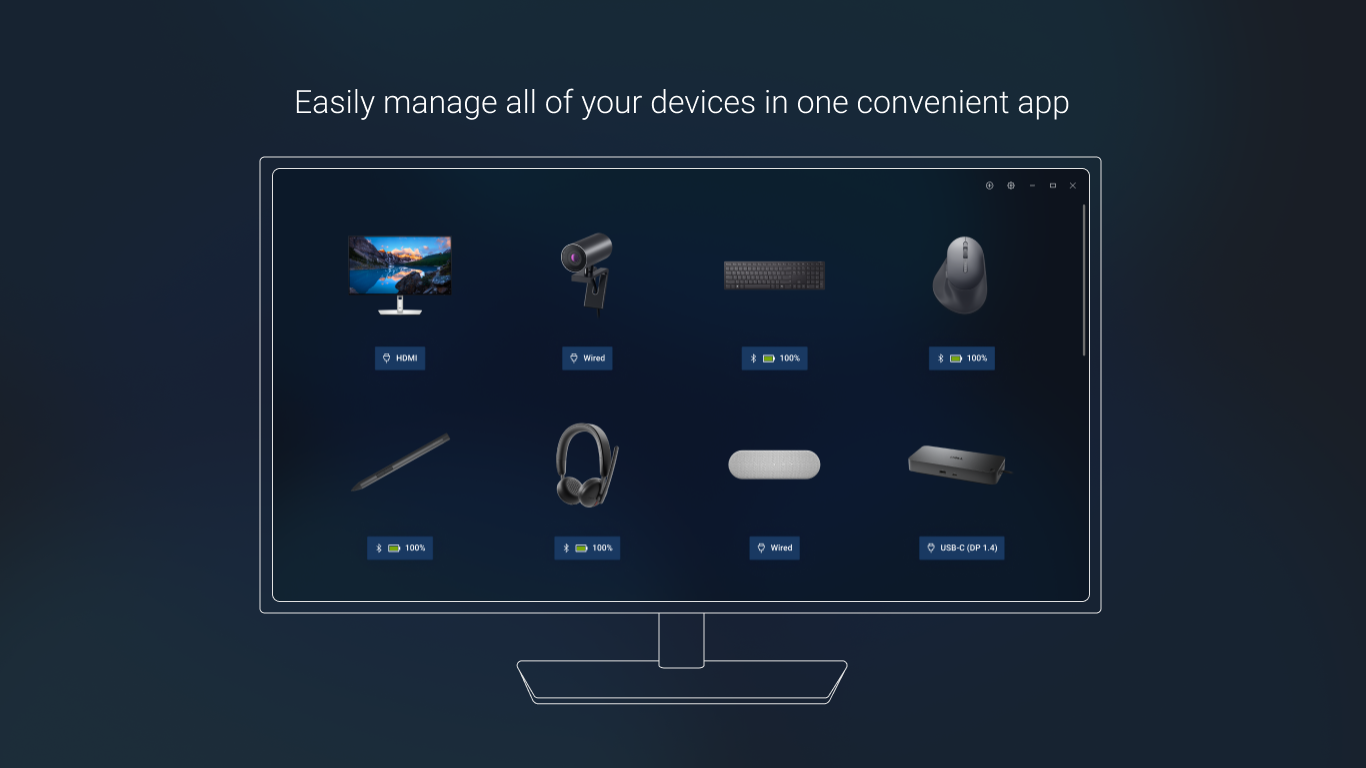Dell Display and Peripheral Manager screenshot