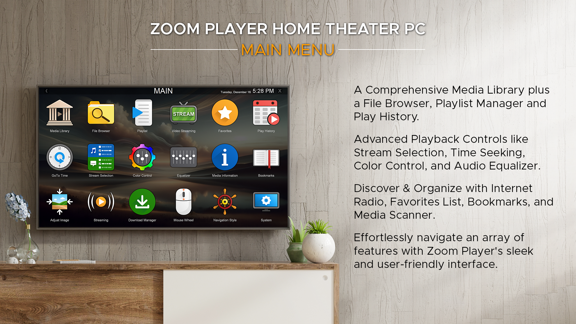 Zoom Player screenshot