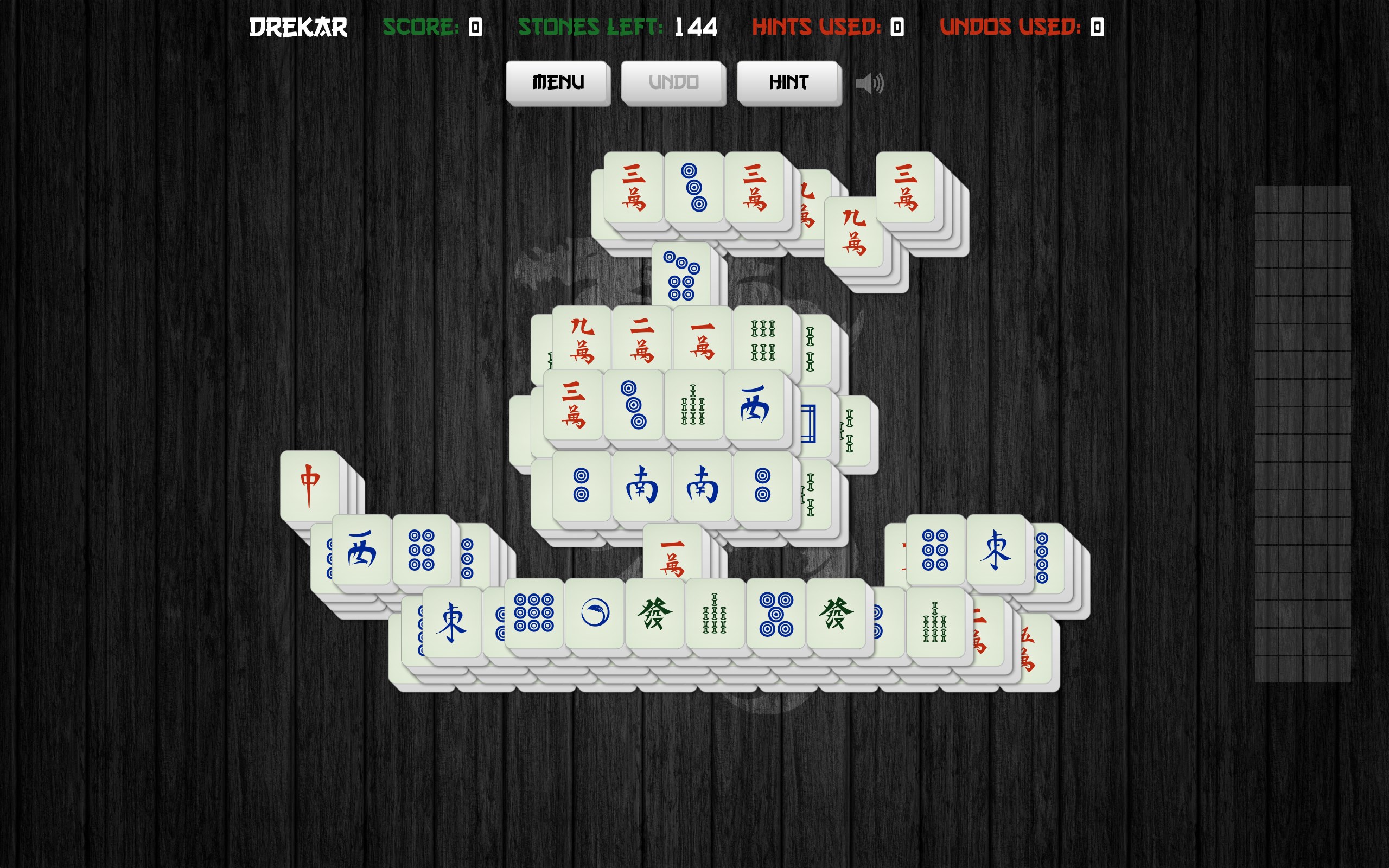 Mahjong Solitair screenshot