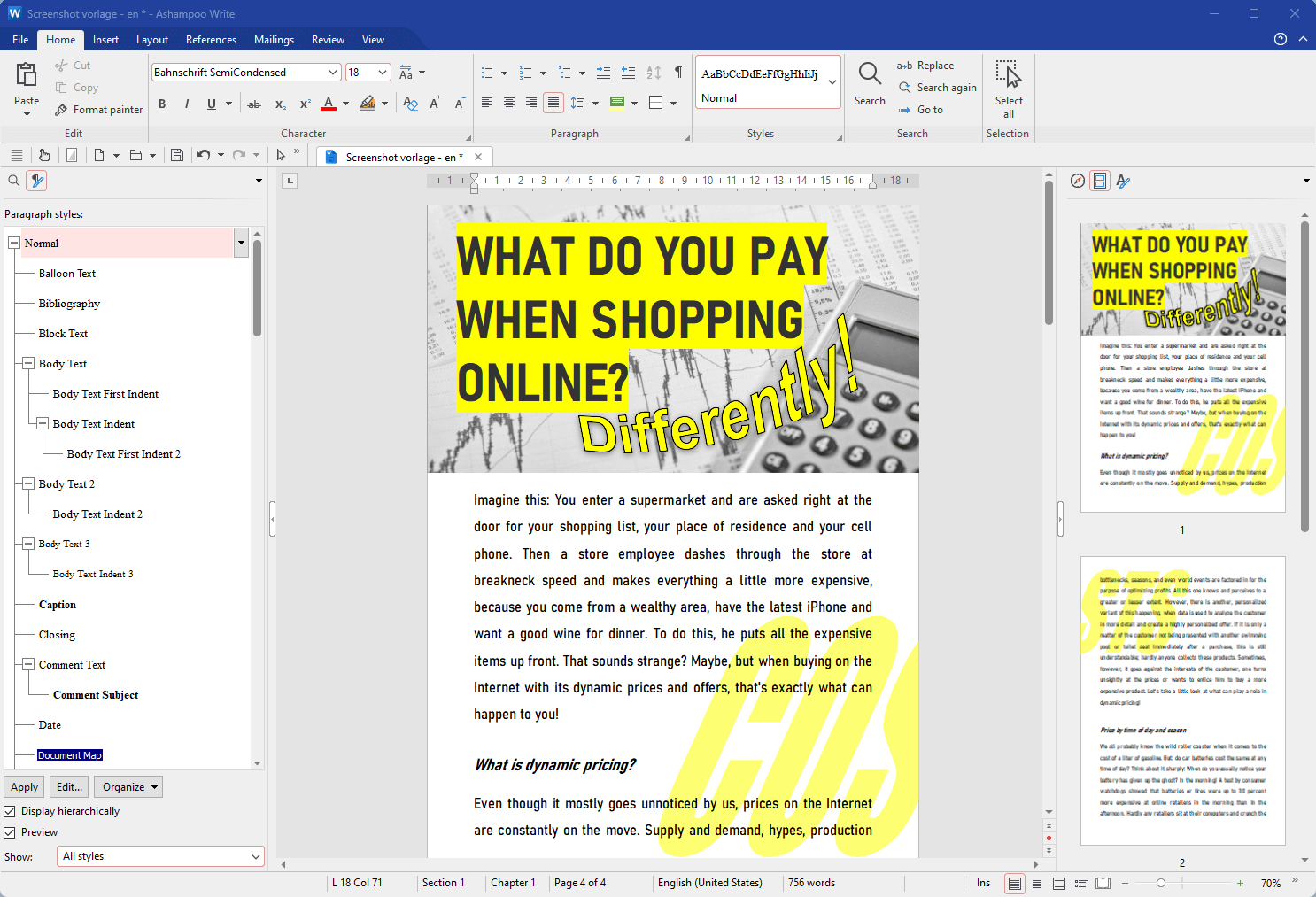 Ashampoo Office 9 screenshot