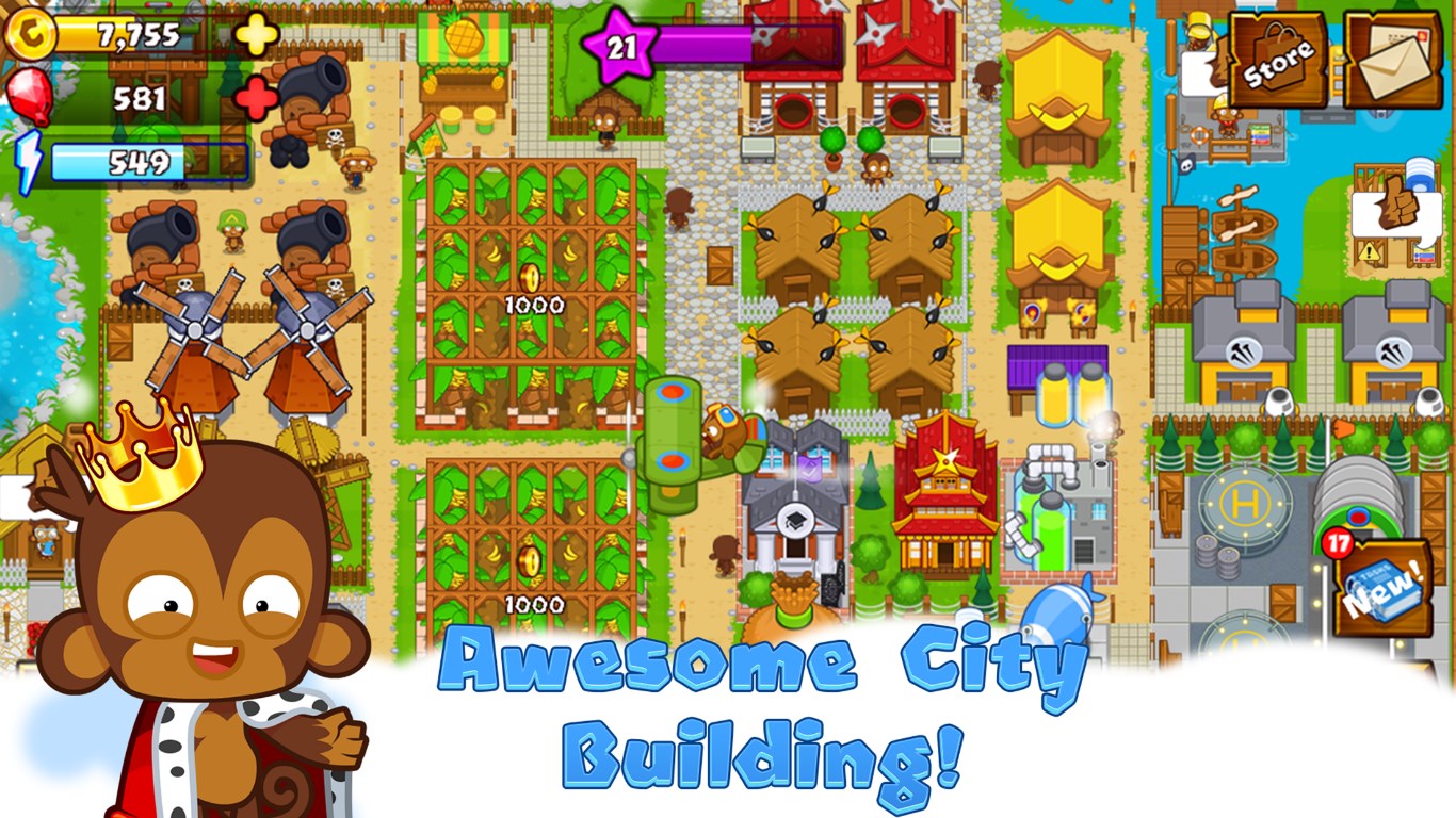 Bloons Monkey City screenshot