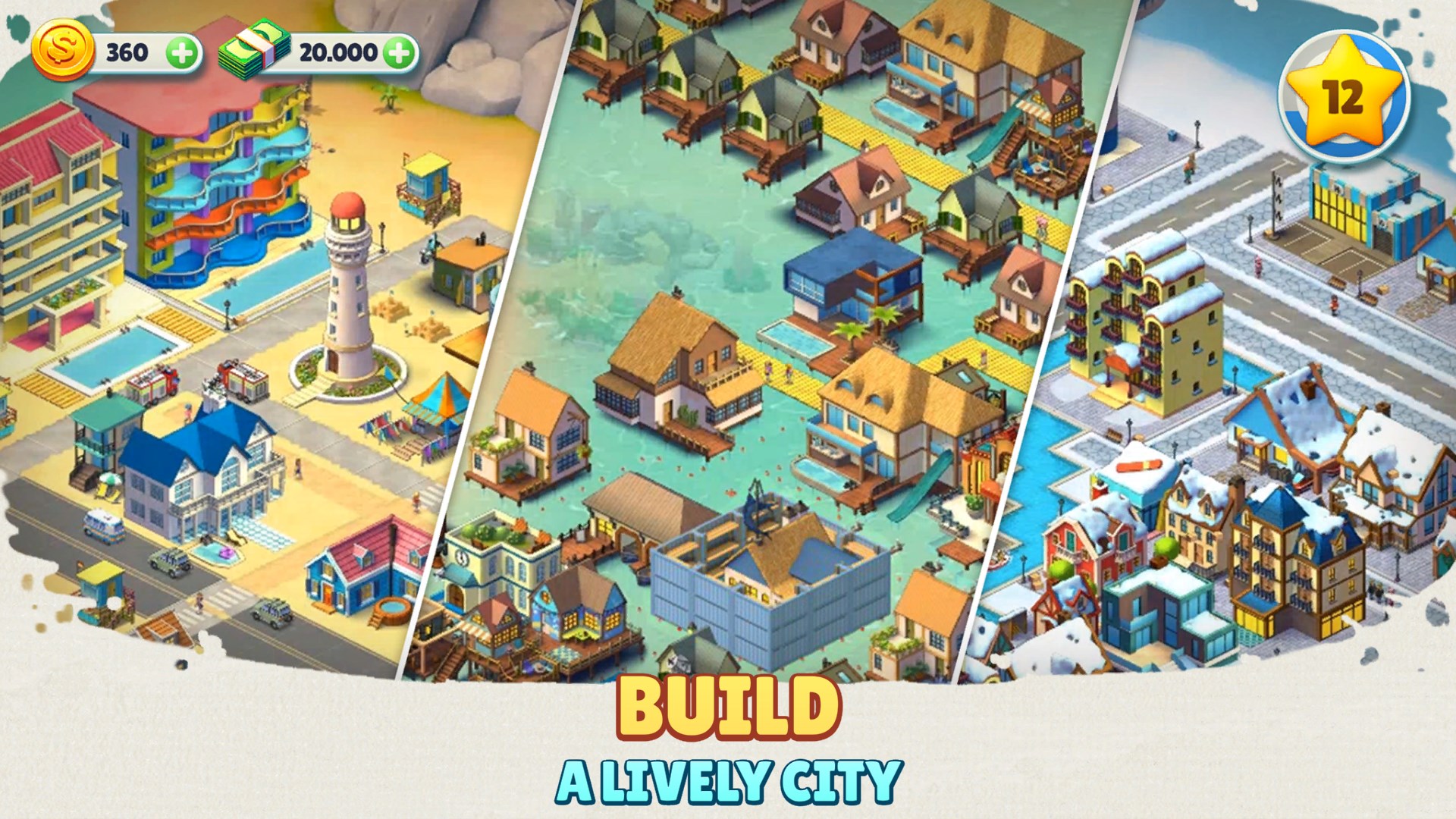 Cozy Town: Build Explore Game screenshot