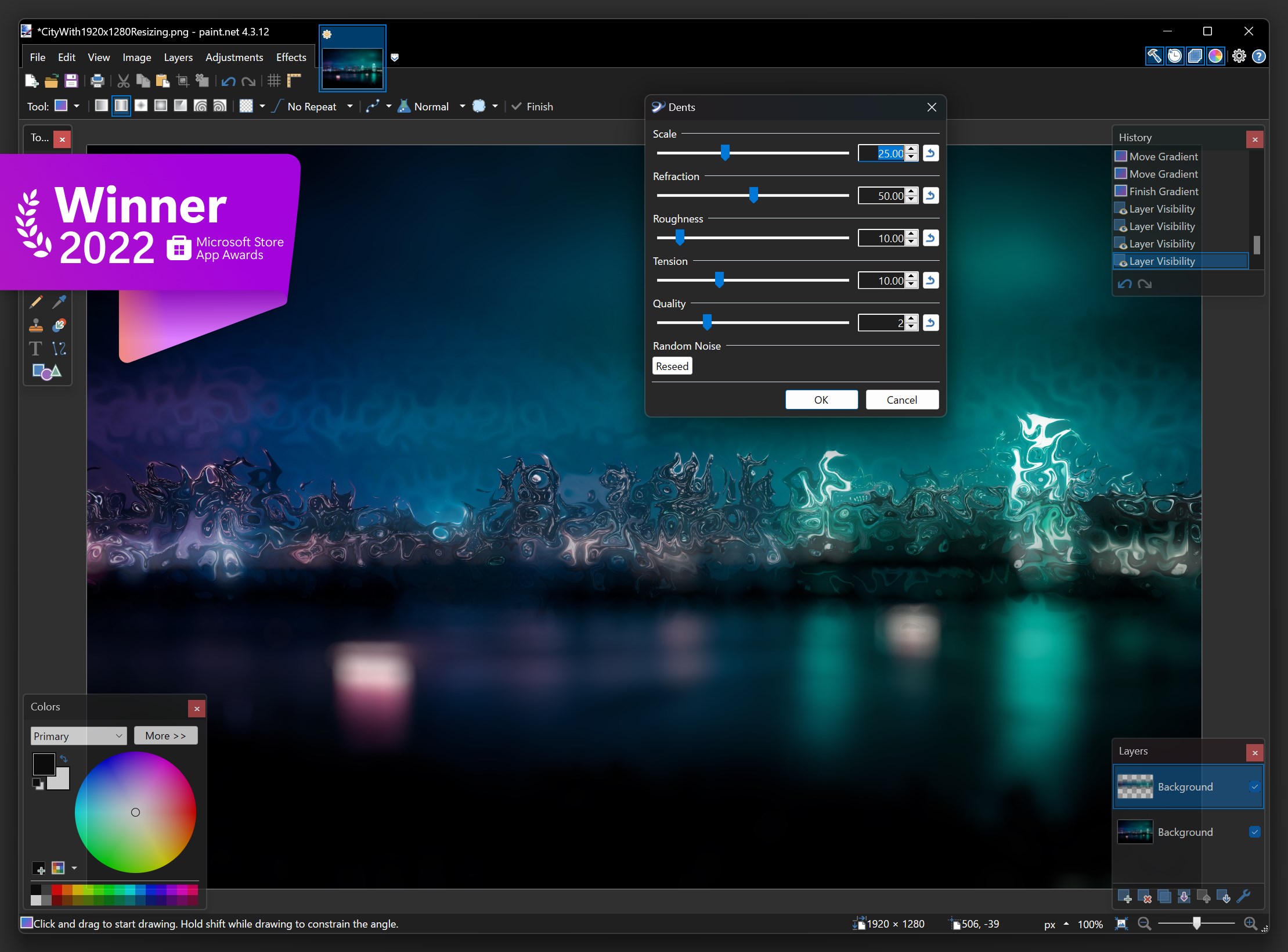 Paint.NET screenshot