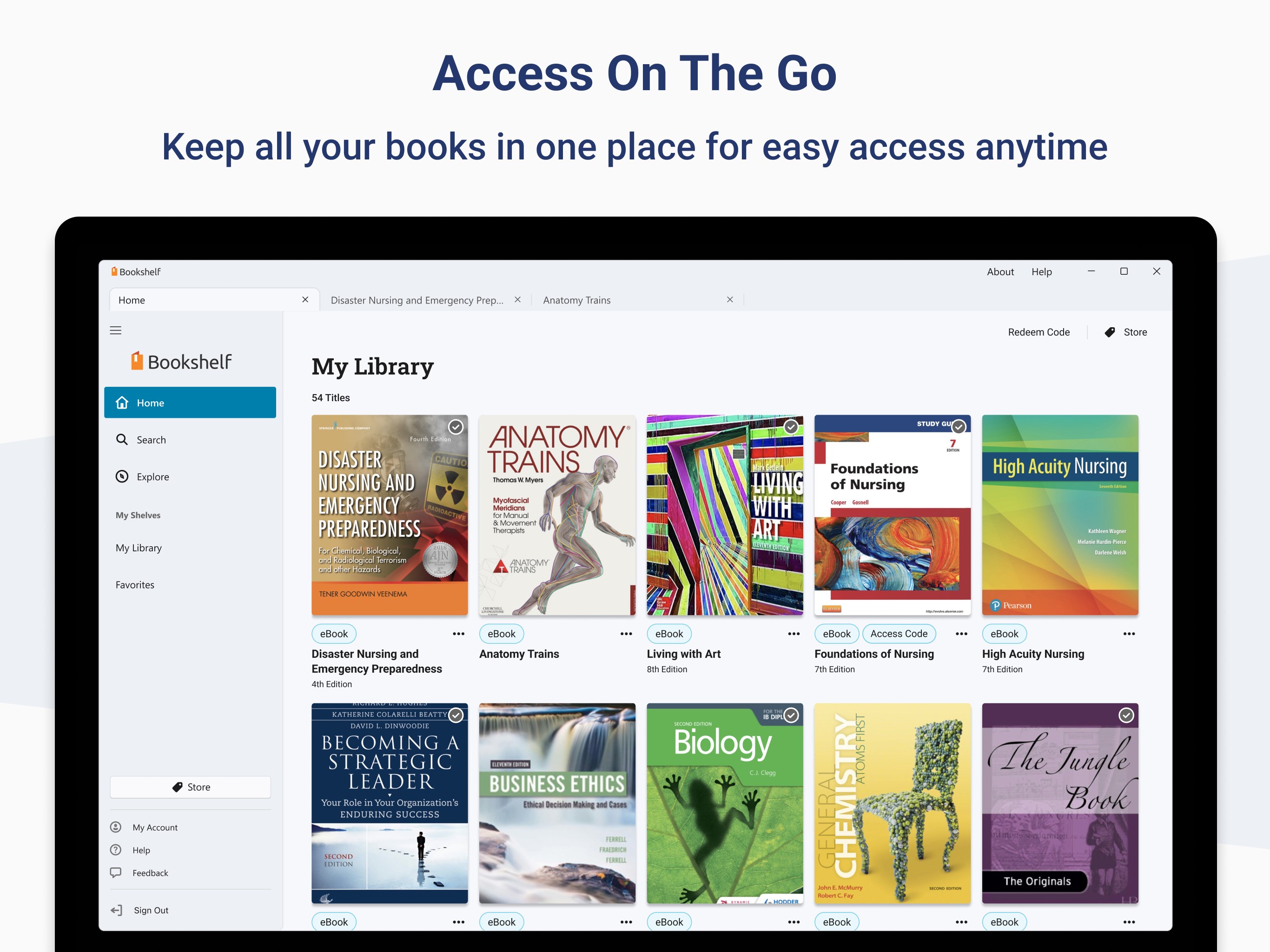 VitalSource Bookshelf screenshot