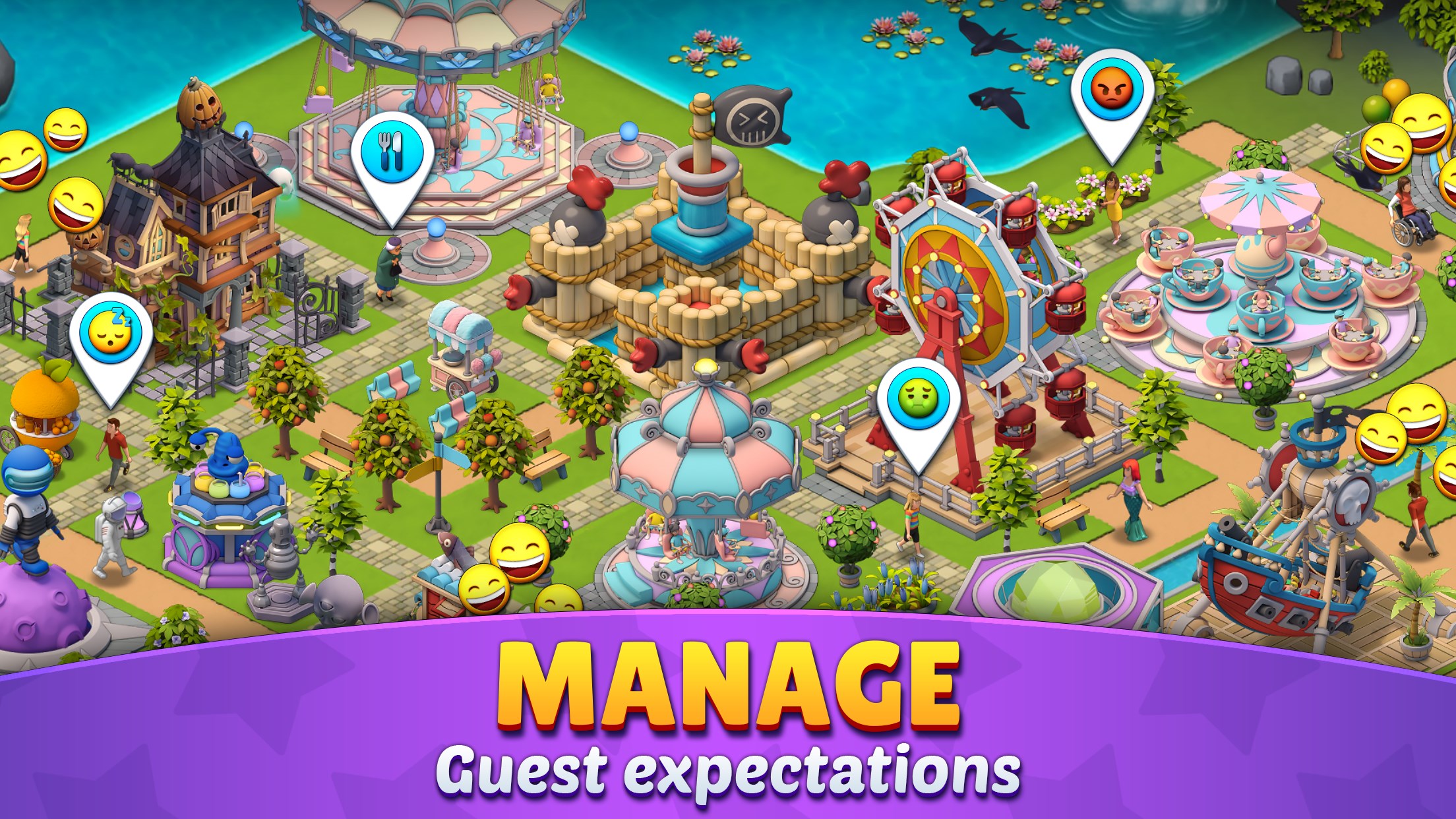 Roller Coaster Life: Theme Park screenshot