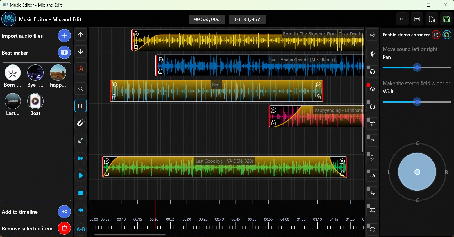 Music Editor - Mix and Edit screenshot