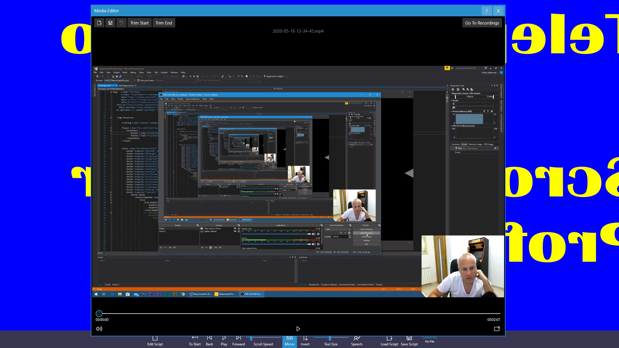 Teleprompter Pro screenshot