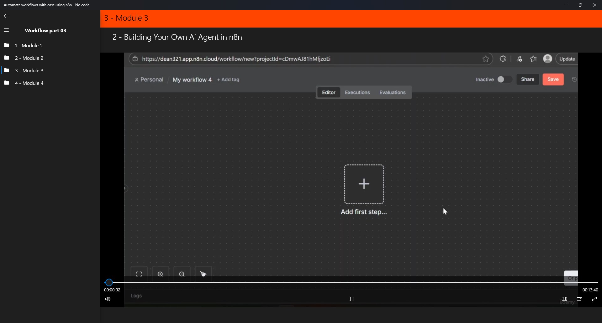 Automate workflows with ease using n8n - No code screenshot