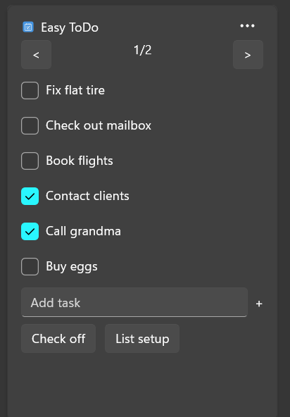 Easy To Do screenshot
