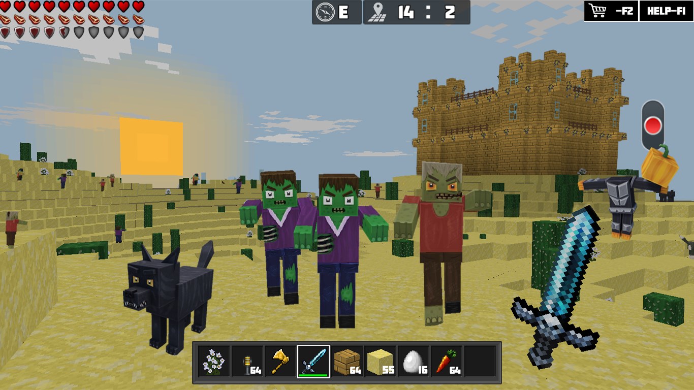 WorldCraft: 3D Build & Block Craft screenshot