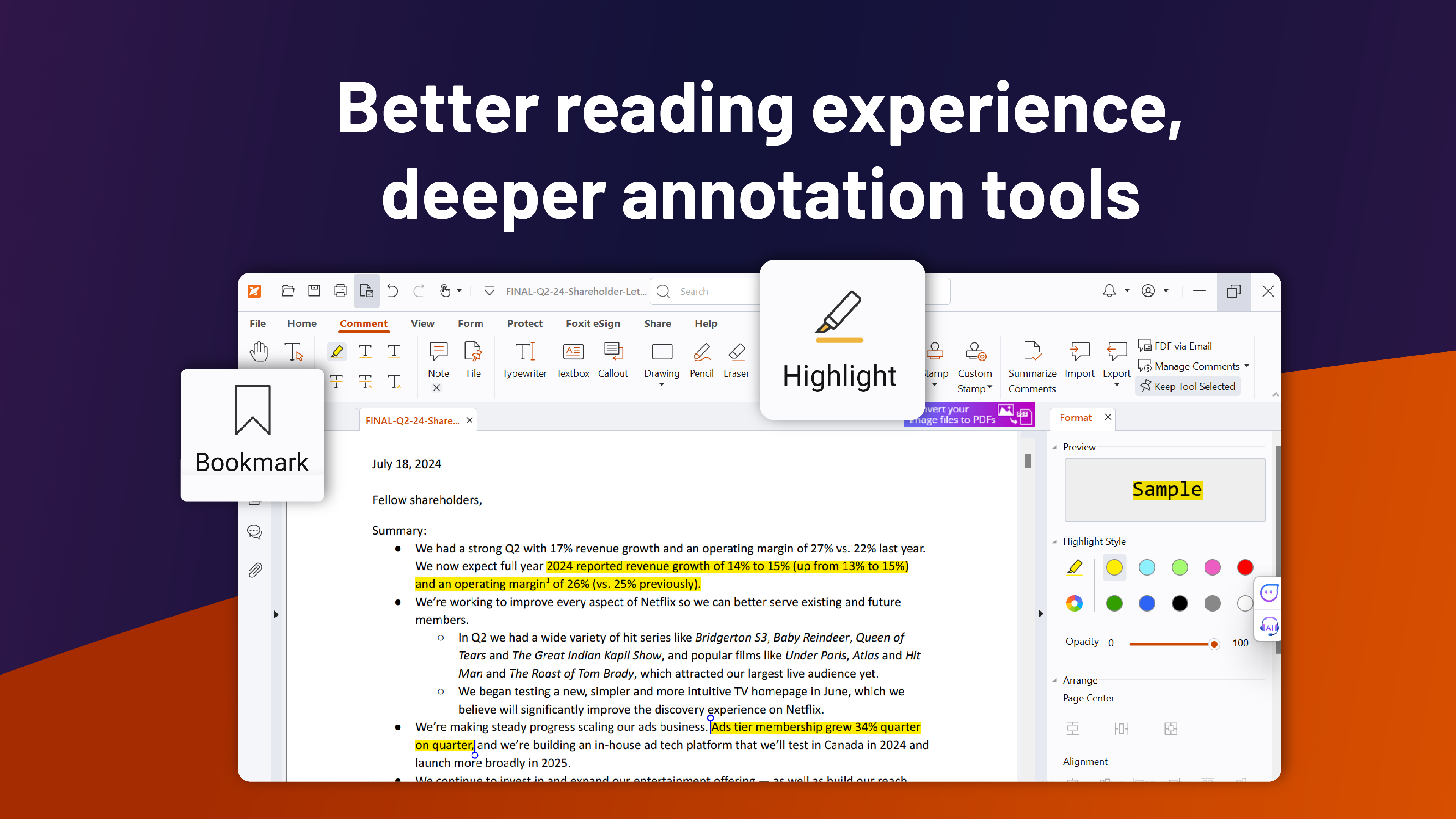 Foxit PDF Reader screenshot