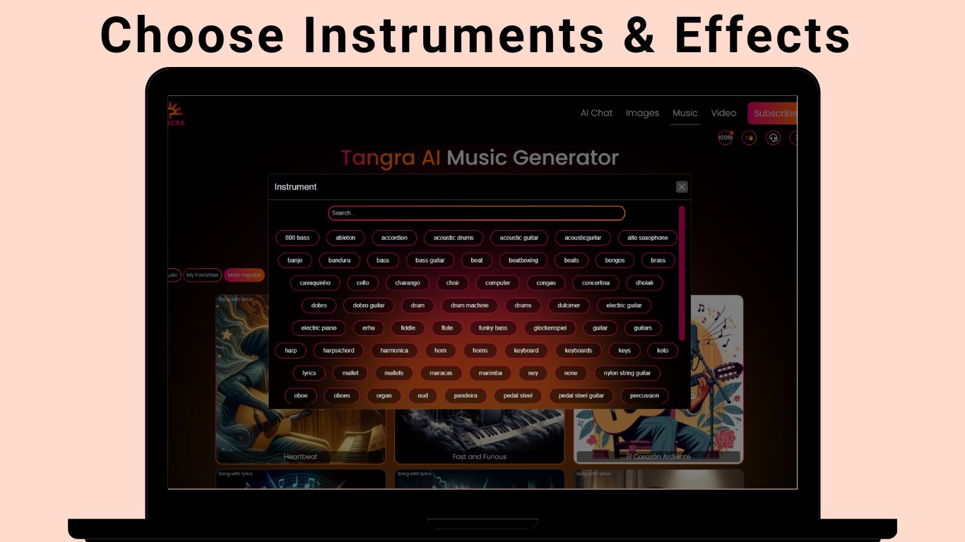 Tangra AI Music screenshot
