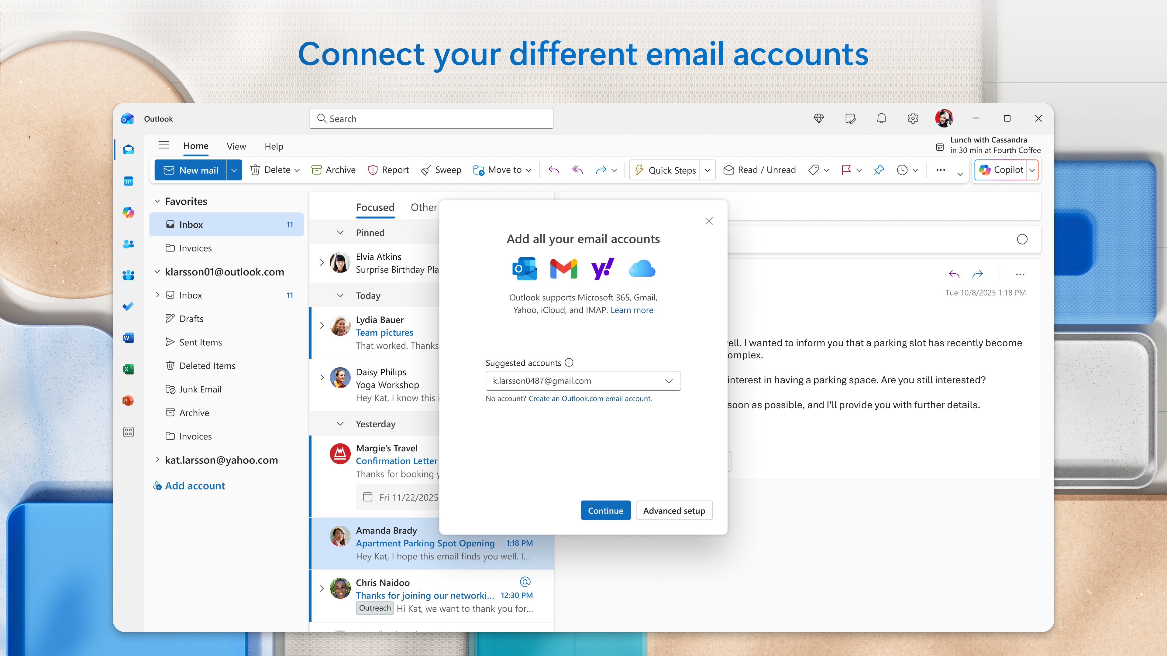 Outlook for Windows screenshot