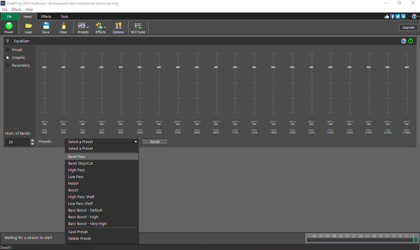 DeskFX Audio Enhancer and Equalizer Plus screenshot
