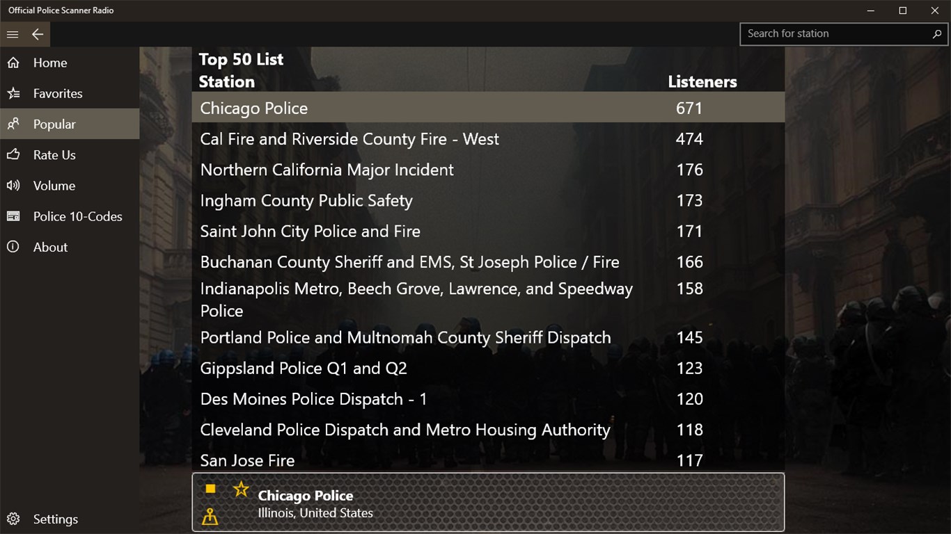 Official Police Scanner Radio screenshot