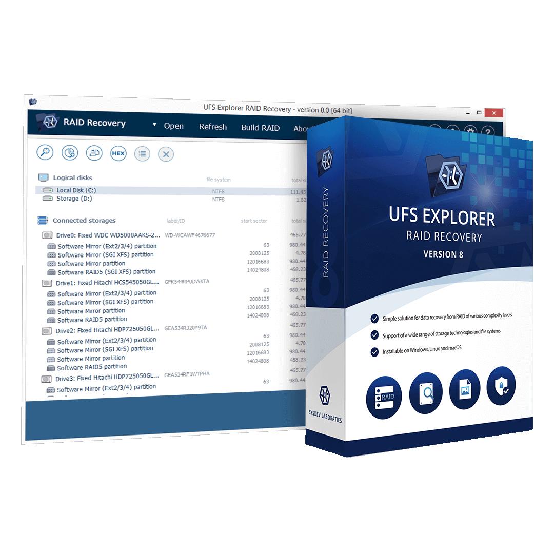 UFS Explorer RAID Recovery